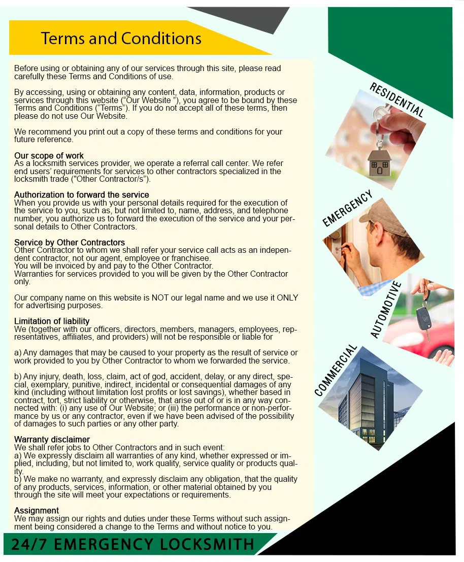Amber Locksmith Store Columbus, OH 614-321-2093 - terms-and-condition-68-19mod